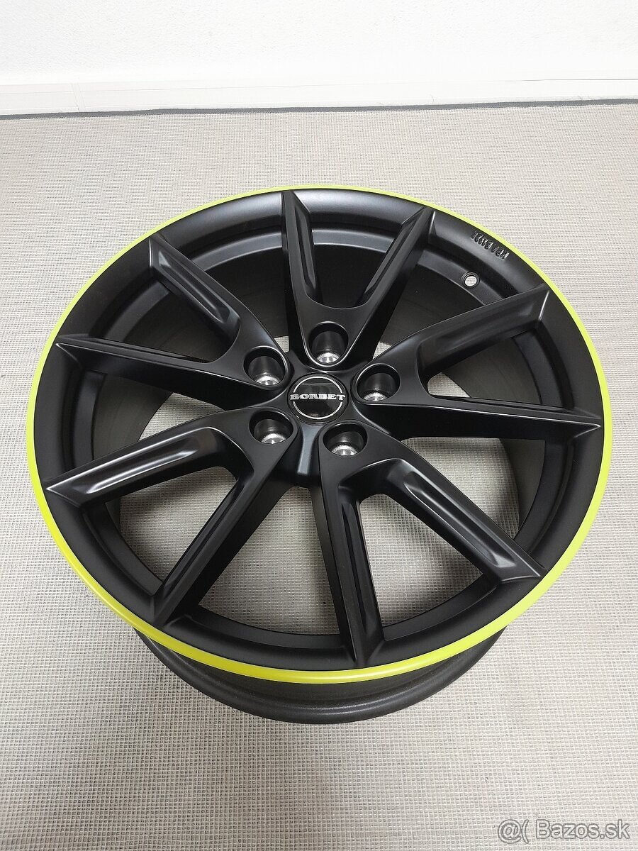 Alu disky R18 5x112 Et44 8J Borbet Audi Vw Škoda Seat - 5