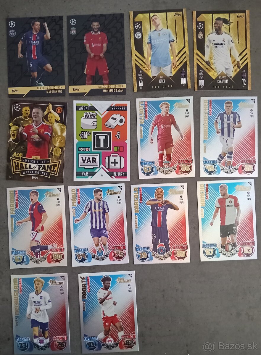 Kartičky Match Attax - 5