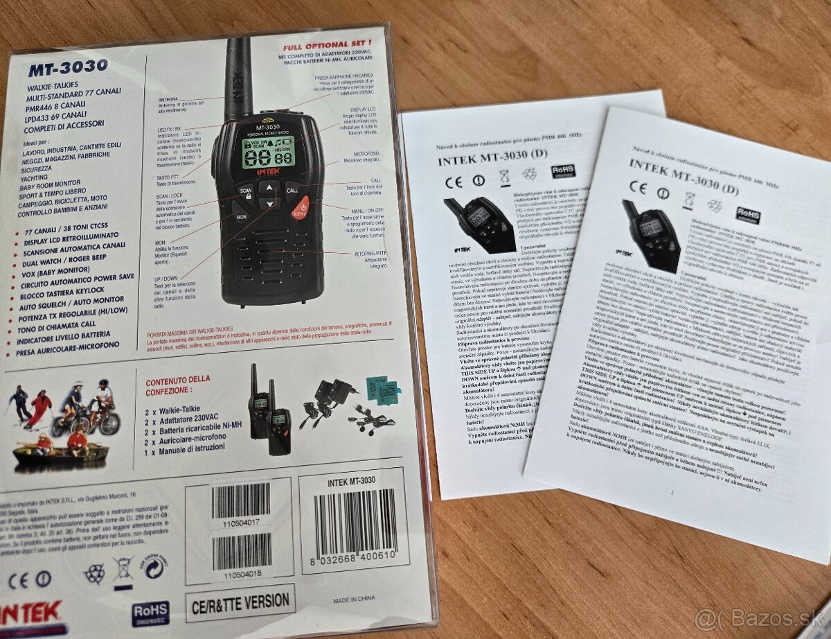 Vysielačka INTEK MT 3030 - 5