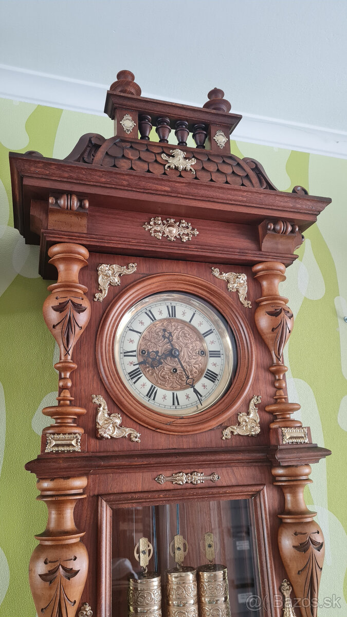 Grande Sonnerie Gustav Becker štvrťové hodiny - 5