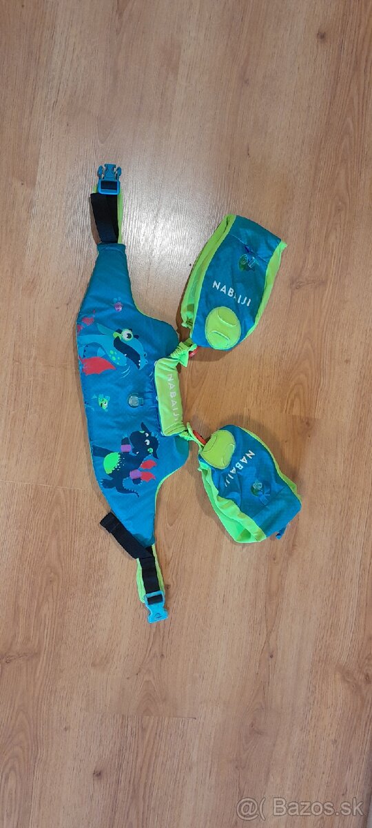 Plávacia vesta s rukavnikmi a okuliare na šnorchlovanie - 5