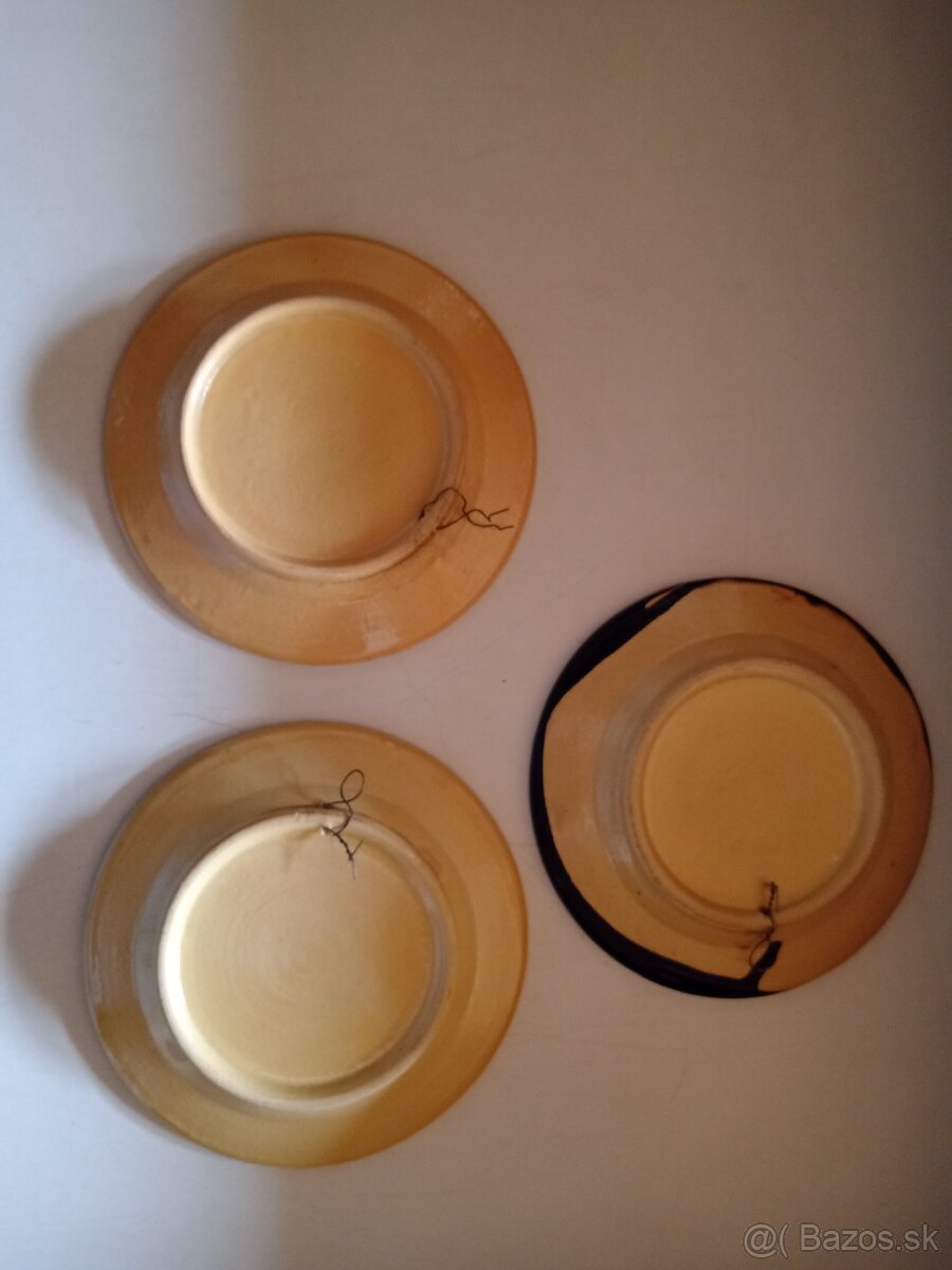 Keramické tanieriky, keramika, starožitnosti - 5