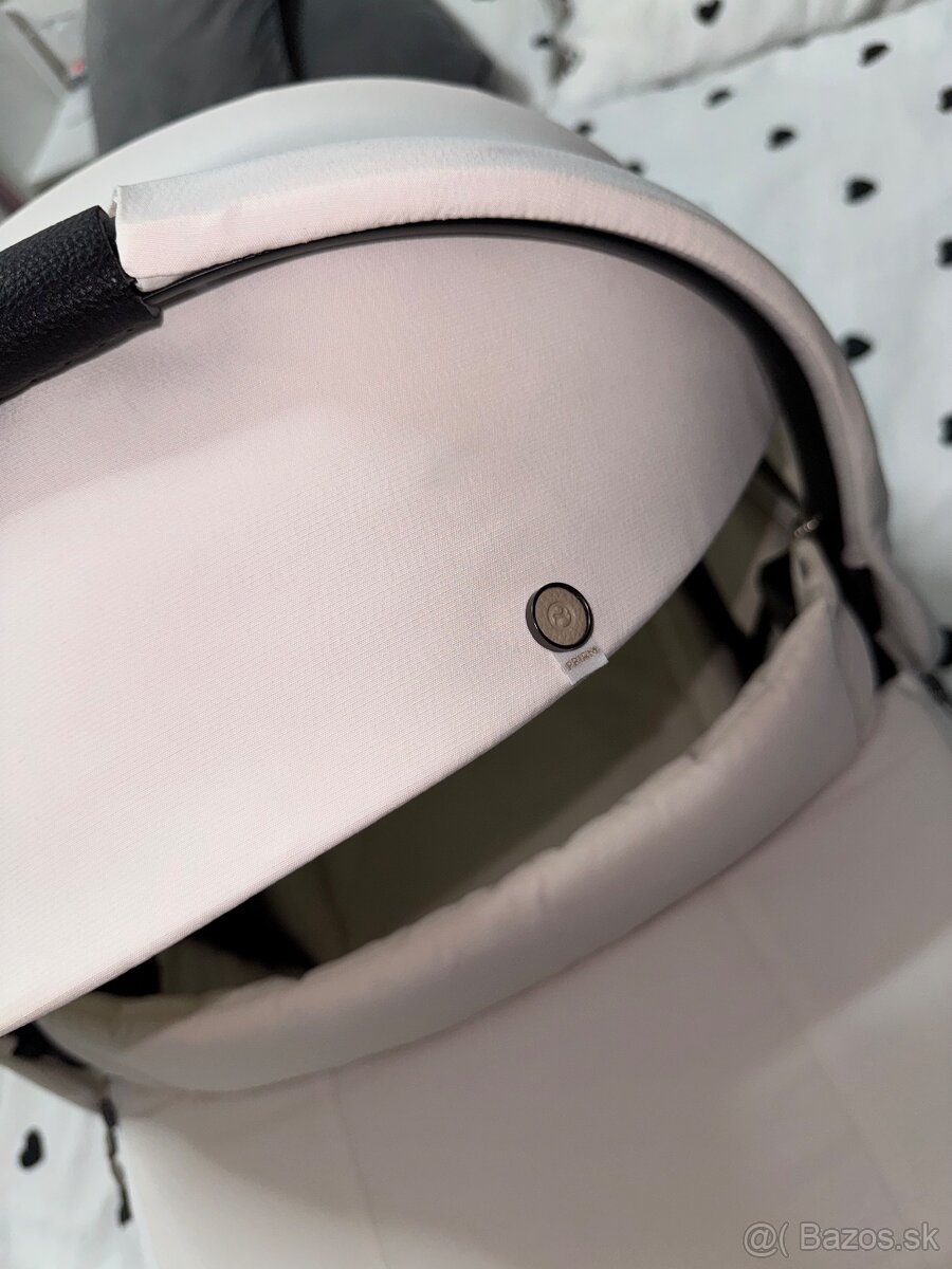 Cybex Priam 4.0 Lux Carry Cot Off White Platinum - 5