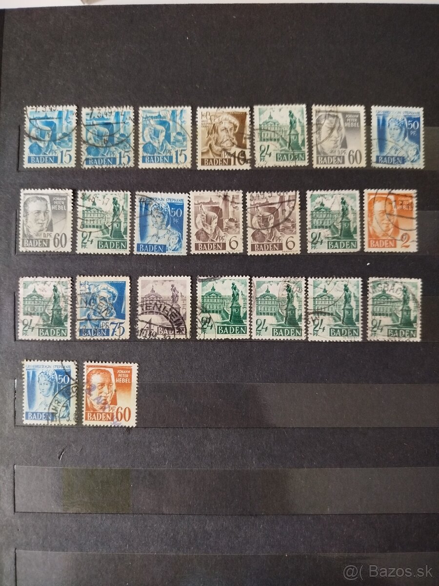 Nemecké štáty - partia známok - 5