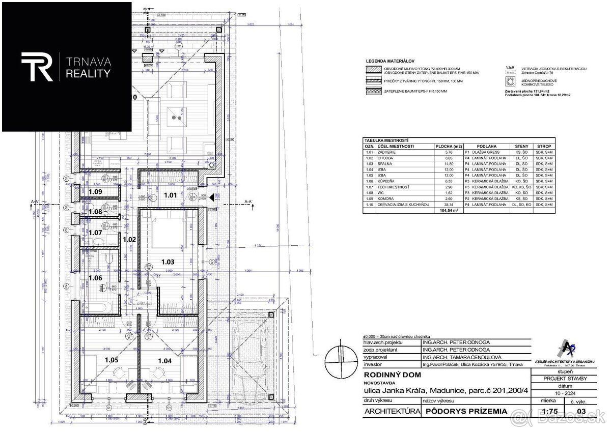 TRNAVA REALITY -DOM V ŠTANDARDE s prístreškom a terasou, obe - 5