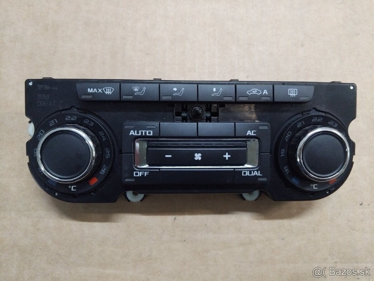 ovládanie kúrenia Superb 2, Octavia 2 - 5