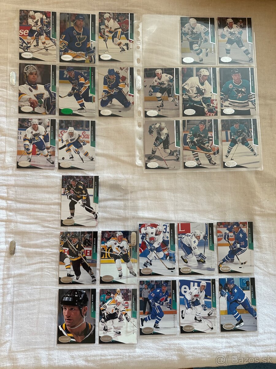 Predám hokejové kartičky Parkhurst 1993-94 - 5