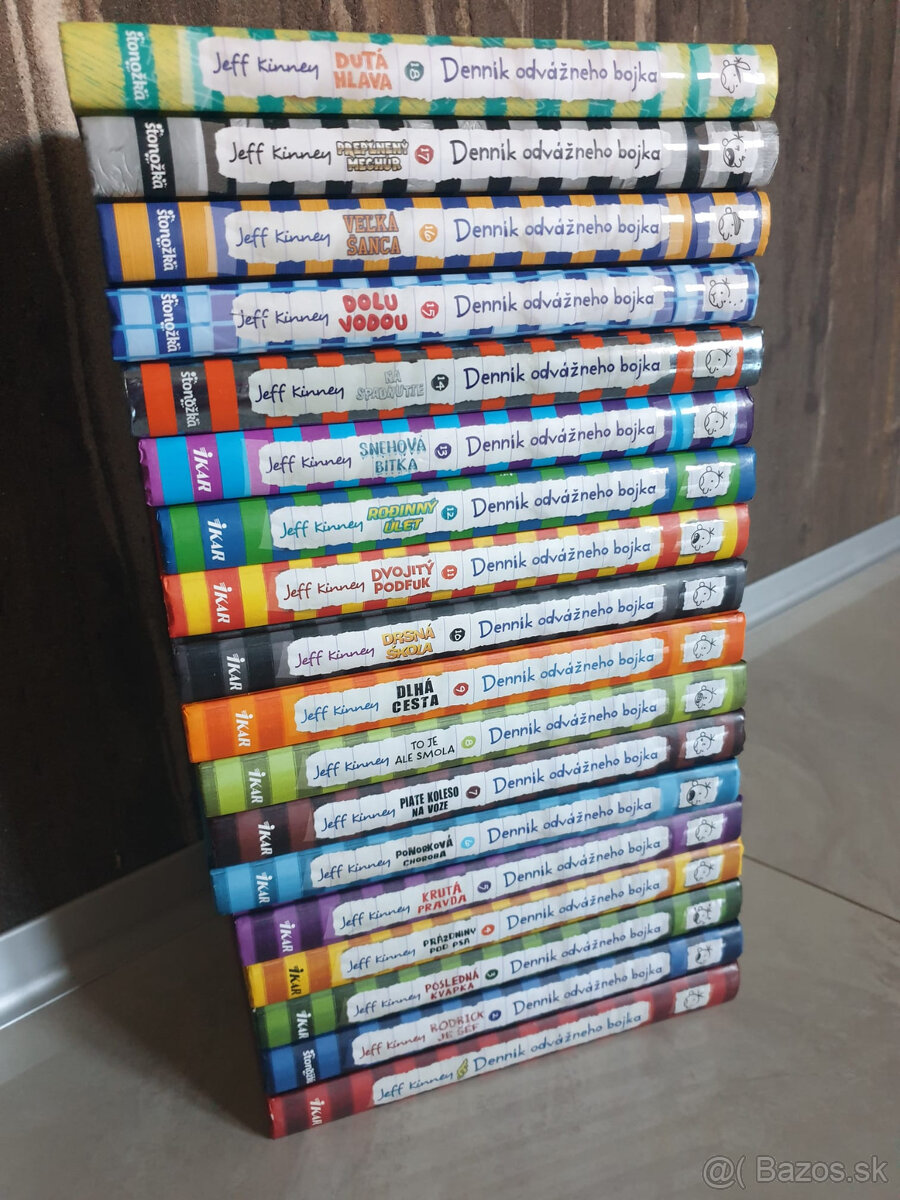 Jeff Kinney - Denník odváž. bojka 1-18 diel + 3 knihy navyše - 5