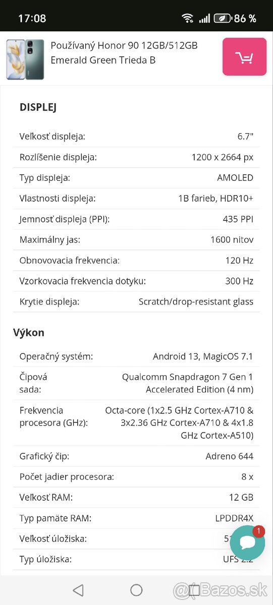 Honor 90 12GB/512GB - 5