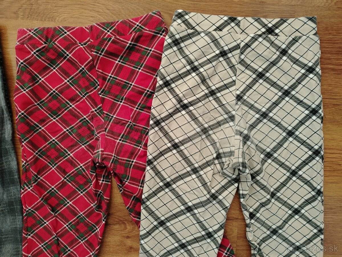 Legínové nohavice H&M, veľ. 170, 4 ks - 5