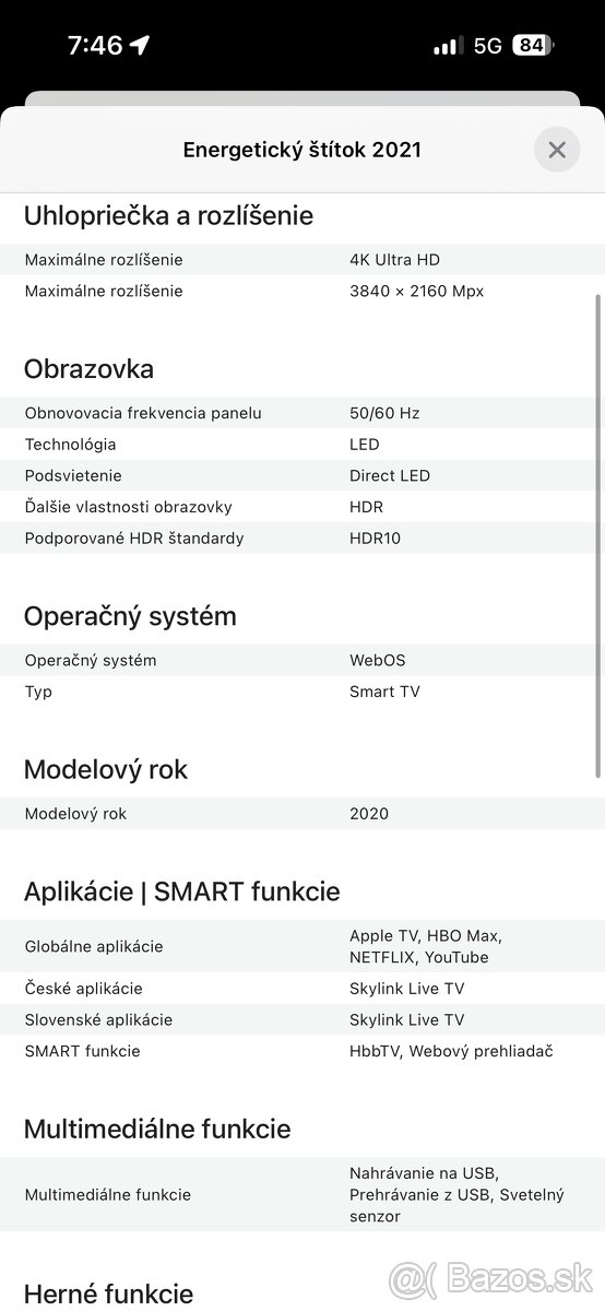 LG 49" 49UN71003LB - 5