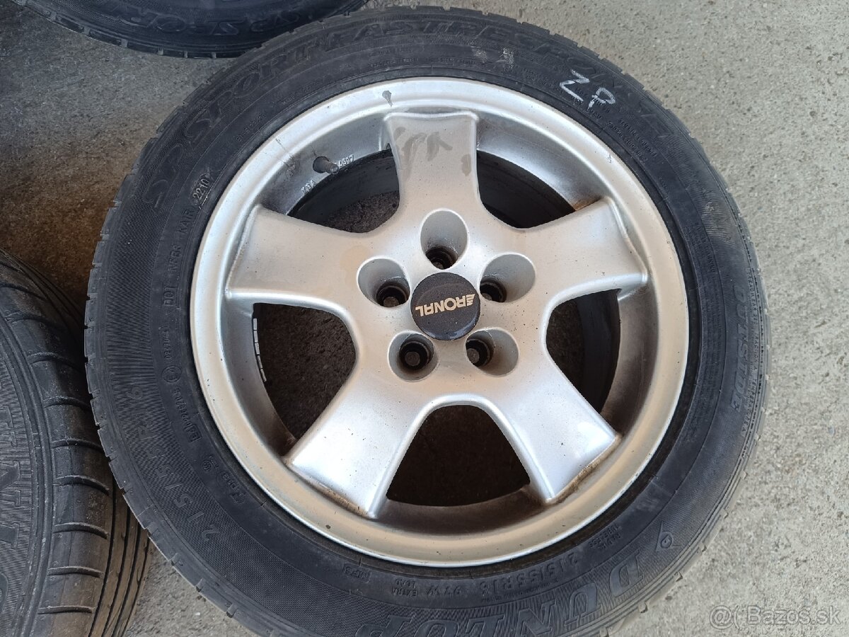 sada alu diskov 7,5Jx16ET35 5x100, stred diera 57,1 - 5