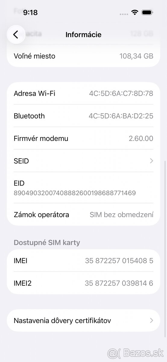 Apple iPhone 16 128GB Modrozelený / Teal - 5