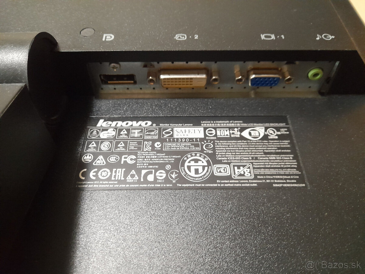 Predam 19"monitor LENOVO LT1952pWd - 5