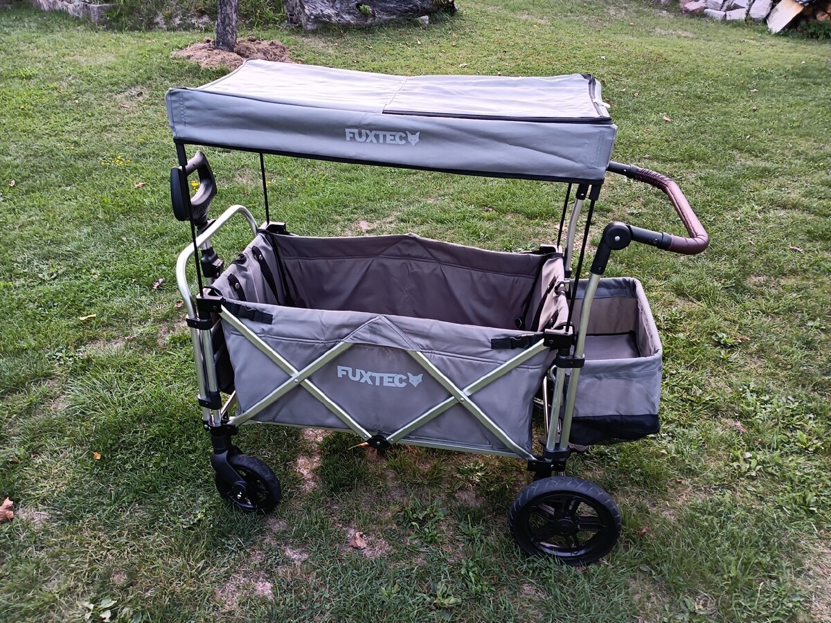Skladací vozík FUXTEC CTL-900-G v šedej farbe (zánovný) - 5