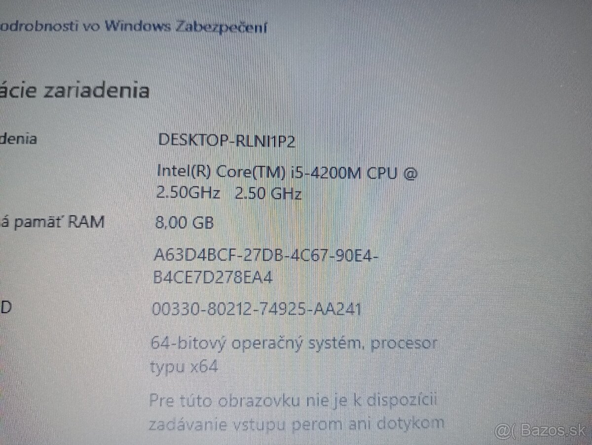 Hp probook 640 g1 + Intel core i5 + 8gb ram + Windows 10 - 5