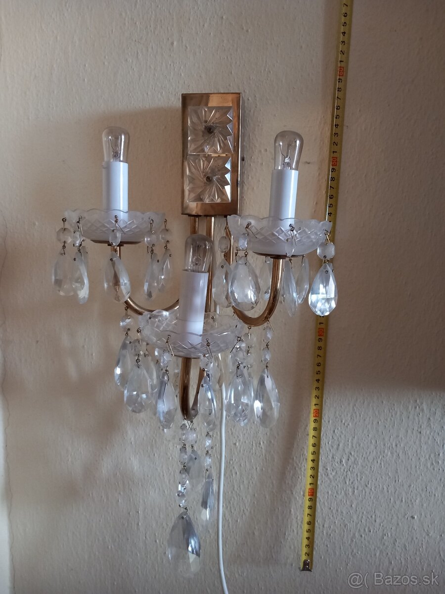 Nástenná krištáľová lampa - 5