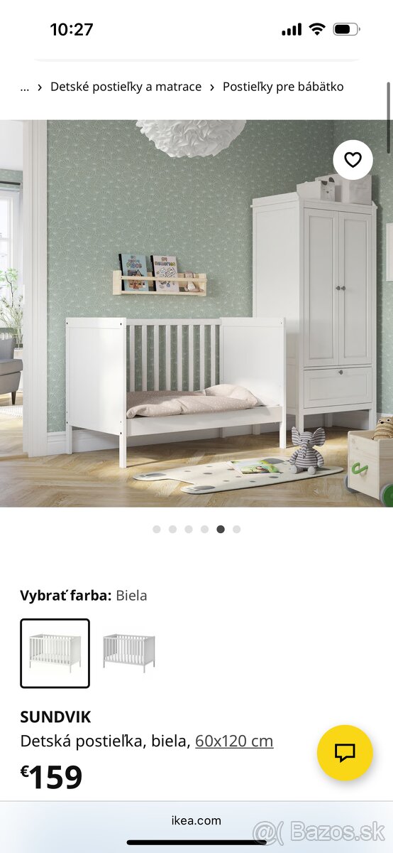 Detská Postielka plus matrac - 5