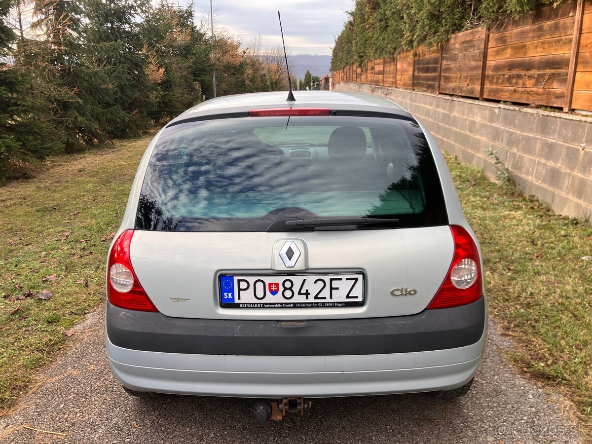 Predám Renault Clio MK2, 1.5 dCi, r. 2003 – 5 dverí - 5