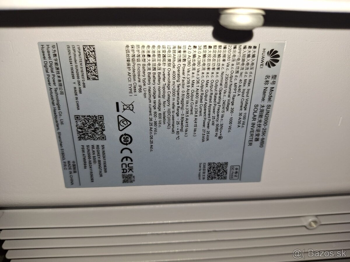 Huawei SUN2000-25K-MB0 – 25 kW (2 ks) - 5