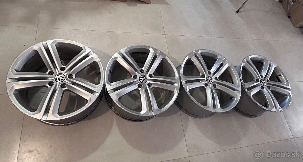 Elektróny orig.VW Mallory 5x130 R21 - 5