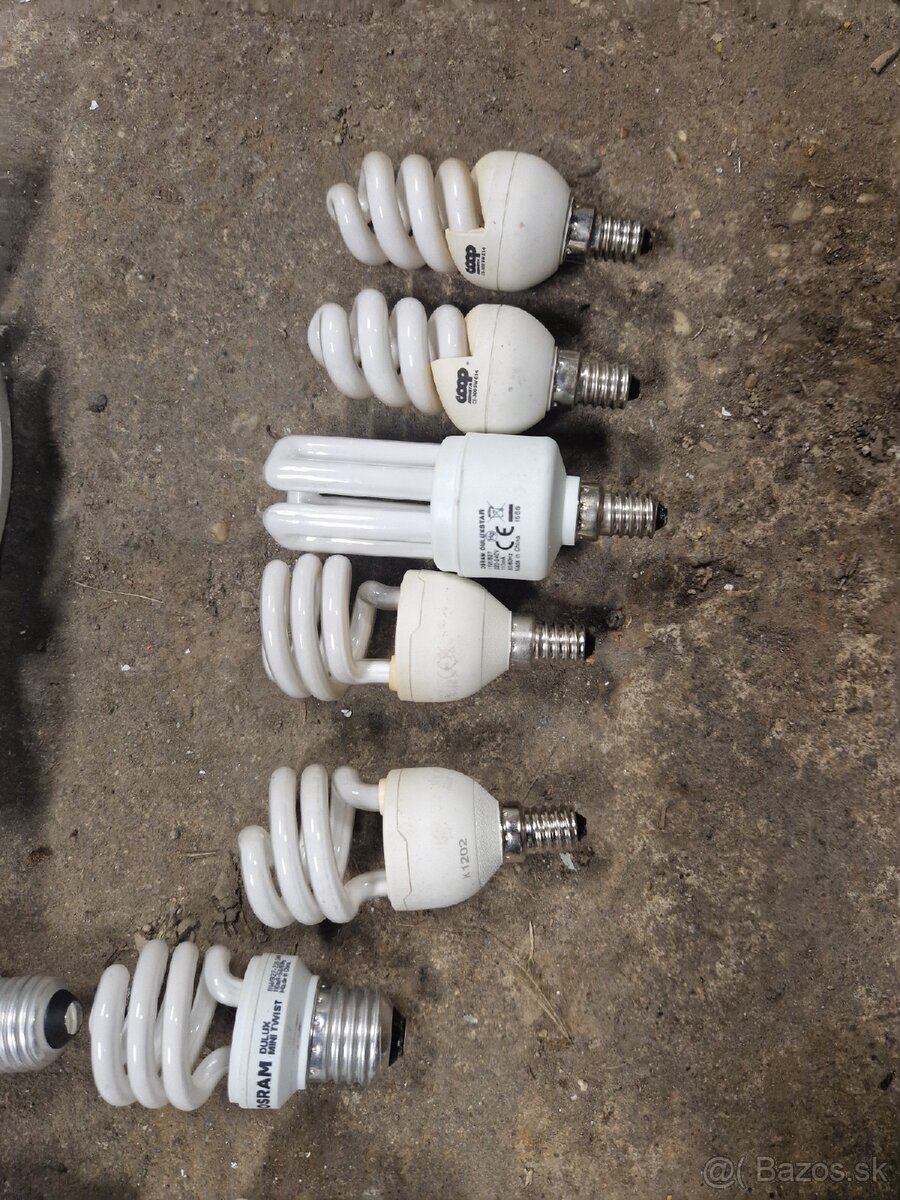 Úsporné žiarivky Osram a iné E27. - 5