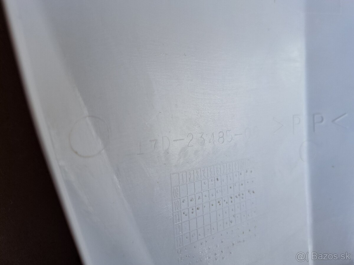 Tabuľka Yamaha YZ/YZF 2010-2020 - 5