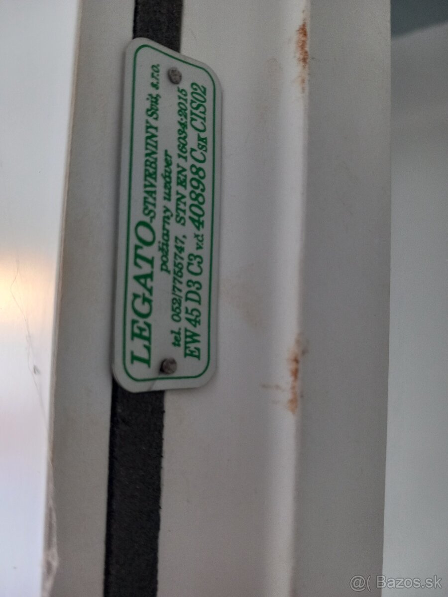 Protipožiarne dvere 80/197-pravé, požiarny uzáver - 5