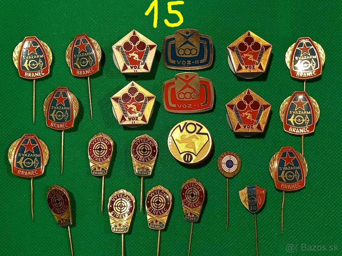 Odznaky - konvolut č. 3 - 5