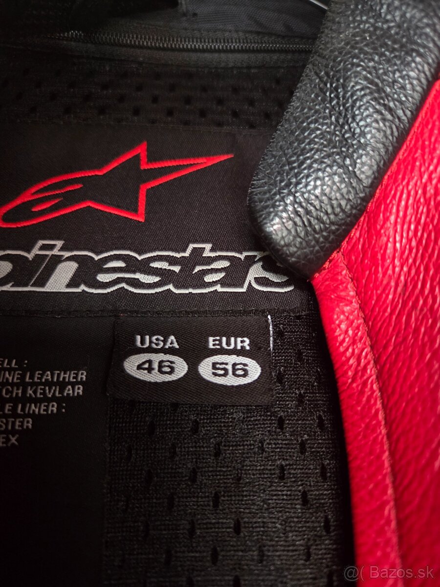 Kožená kombinéza Alpinestars 56 - 5