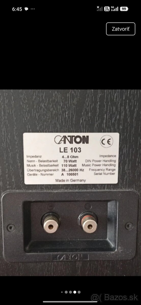 Canton LE103 - 5