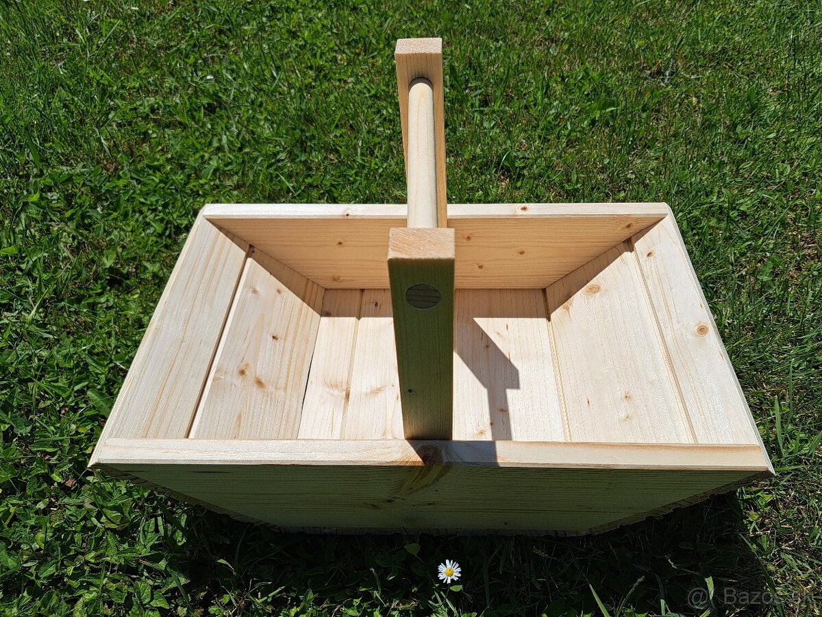 Drevený gazdovský košík - 5