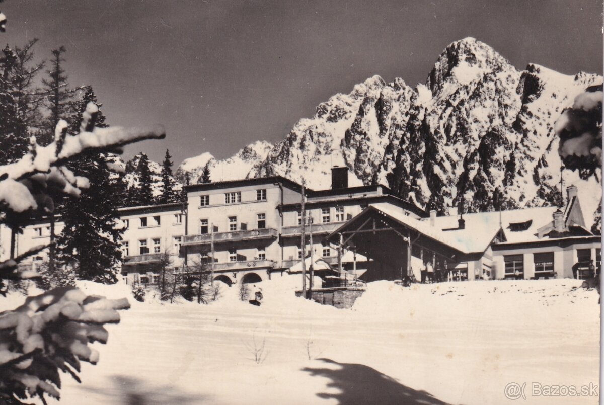 Staré pohľadnice Vysoké Tatry, Javorina, Štrbské pleso - 5