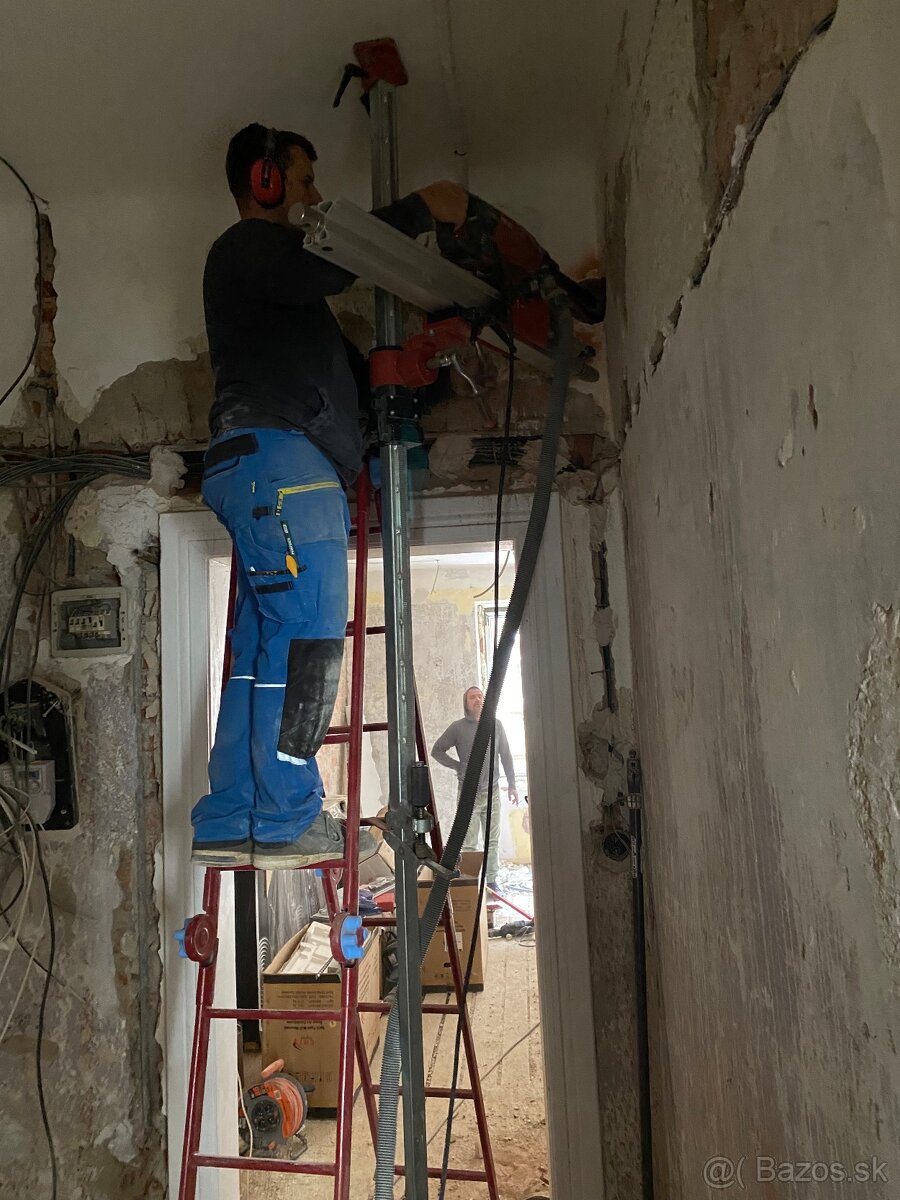 JADROVÉ VŔTANIE, REZANIE ŽELEZOBETÓNU, VÝREZAVANIE ZÁRUBNÍ - 5