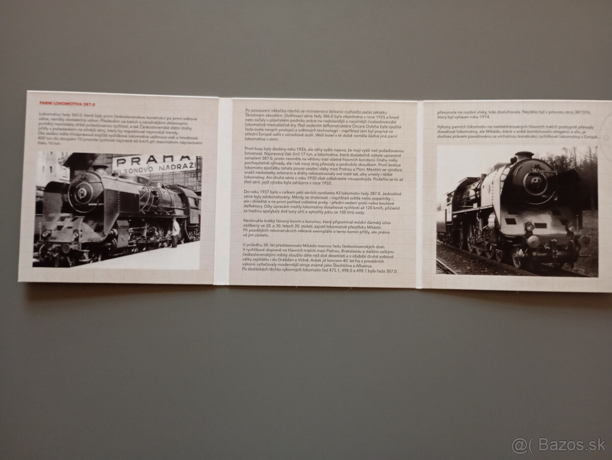 Strieborná minca Na kolesách - Parná lokomotíva 387.0 Mikádo - 5