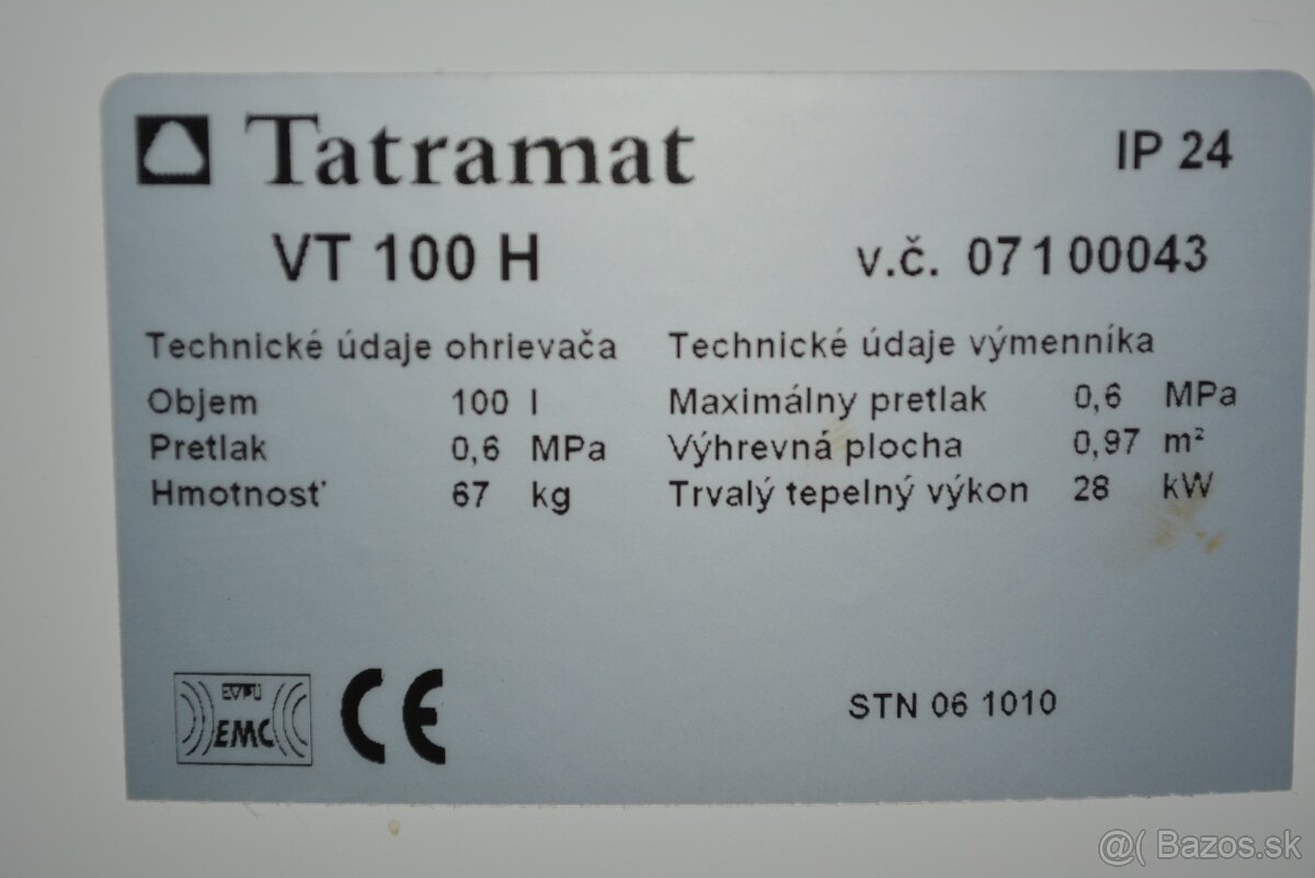 Bojler Tatramat VTH100 - 5