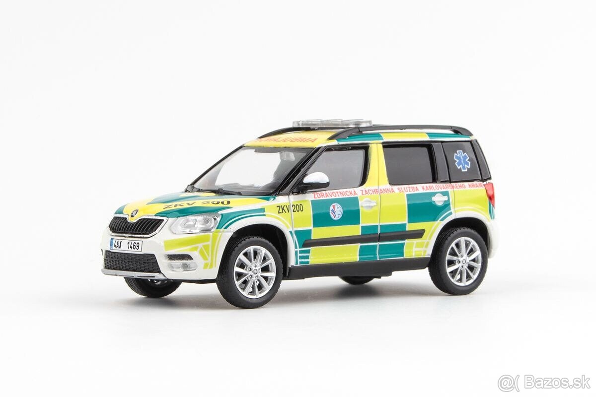 Modely Škoda Yeti FL (2013) ZZS 1:43 Abrex - 5