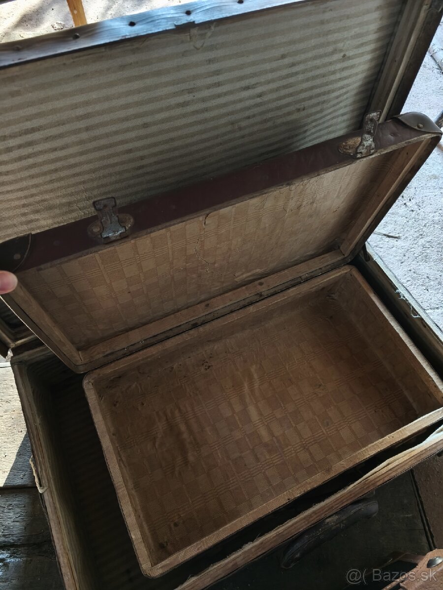 Starozitne kufre - 4 ks - 5