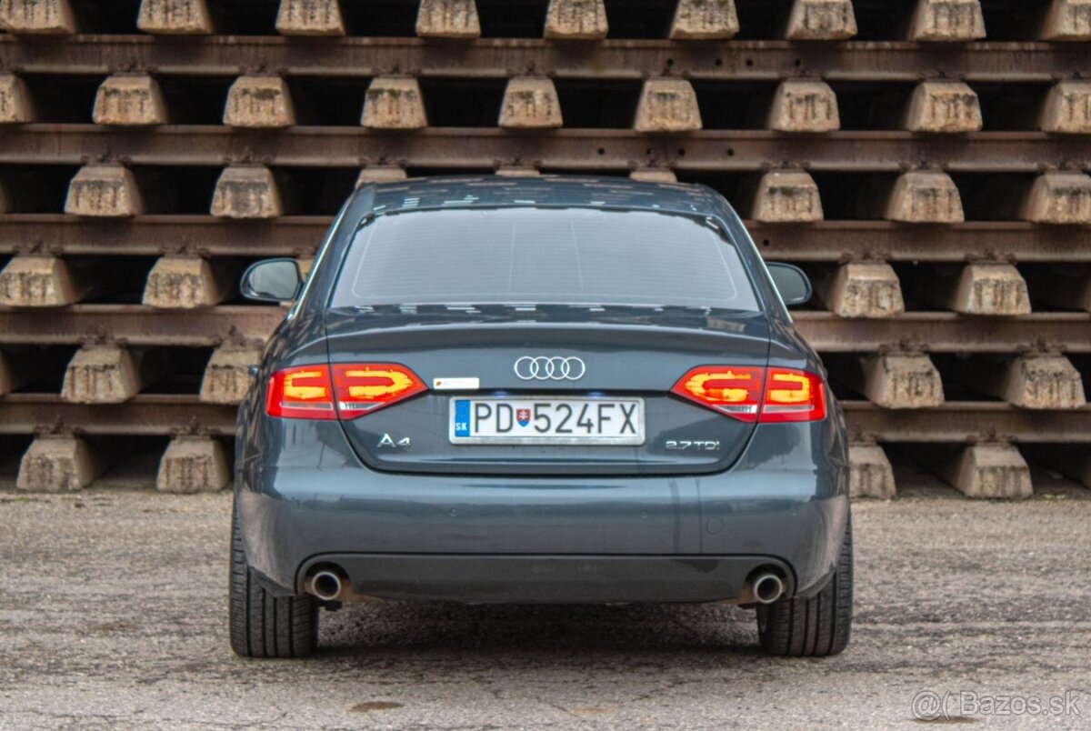 Audi A4 2.7 TDI V6 Multitronic | SK pôvod | Nelakovaná - 5