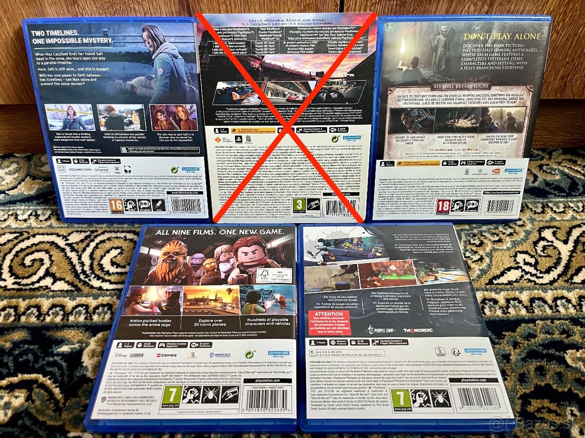 P: PS5 hry - Indiana Jones, Life is Strange DE, LEGO SW TSS - 5