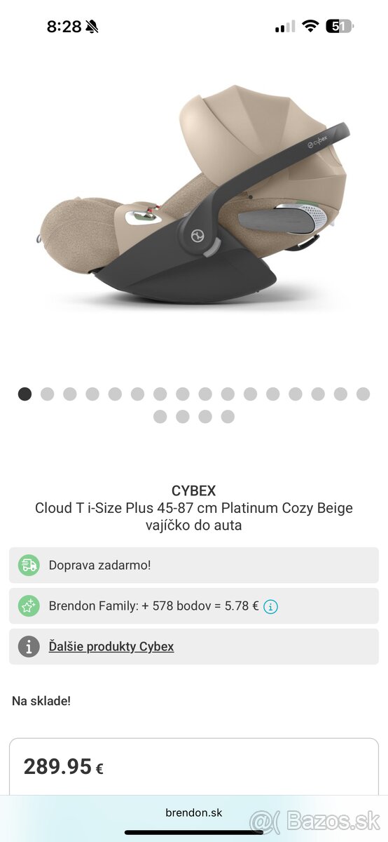 Cybex cloud T-i size plus - 5