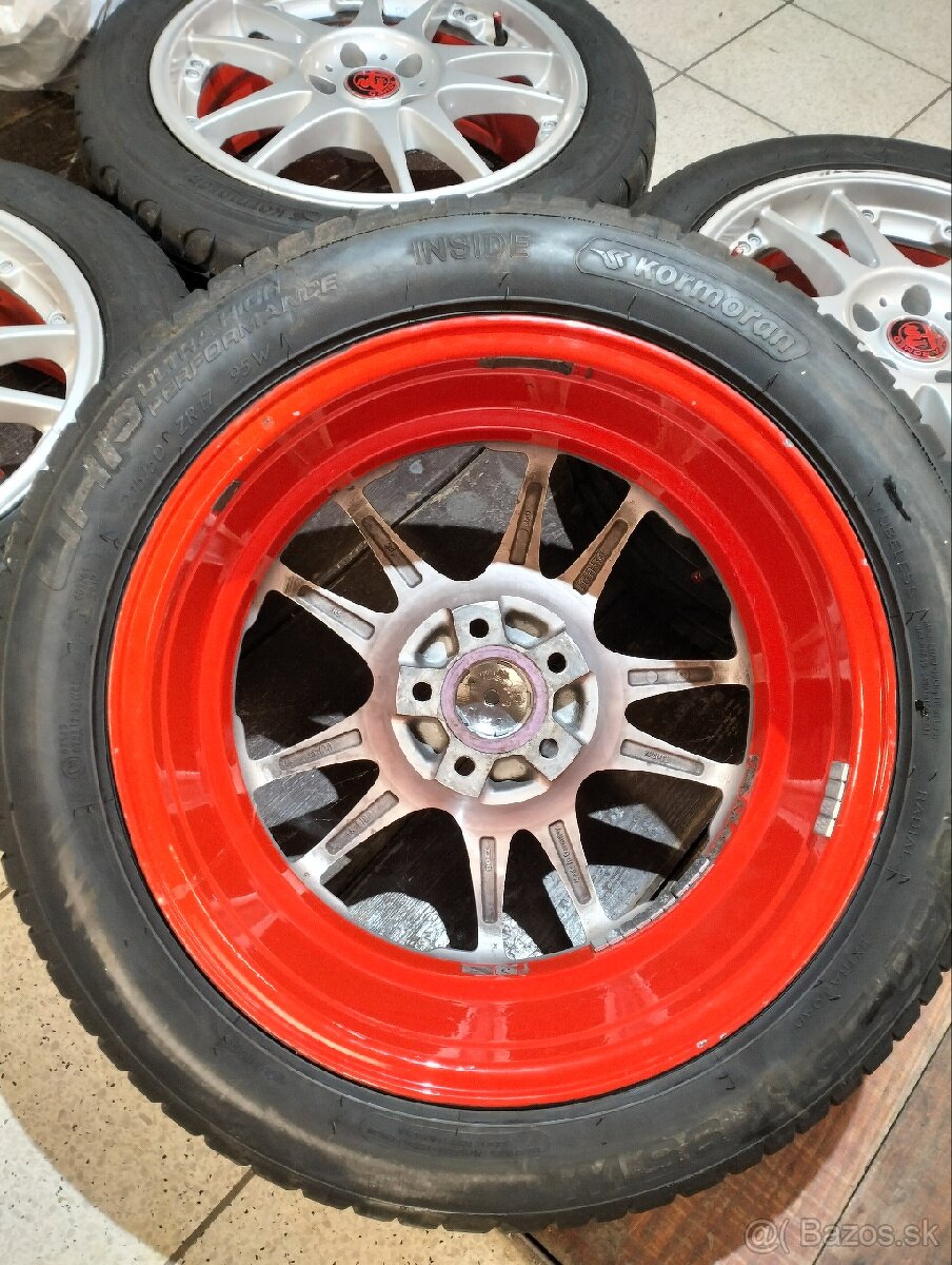 Predám na alfu Romeo pneumatiky obuté na elektrónoch r17 - 5
