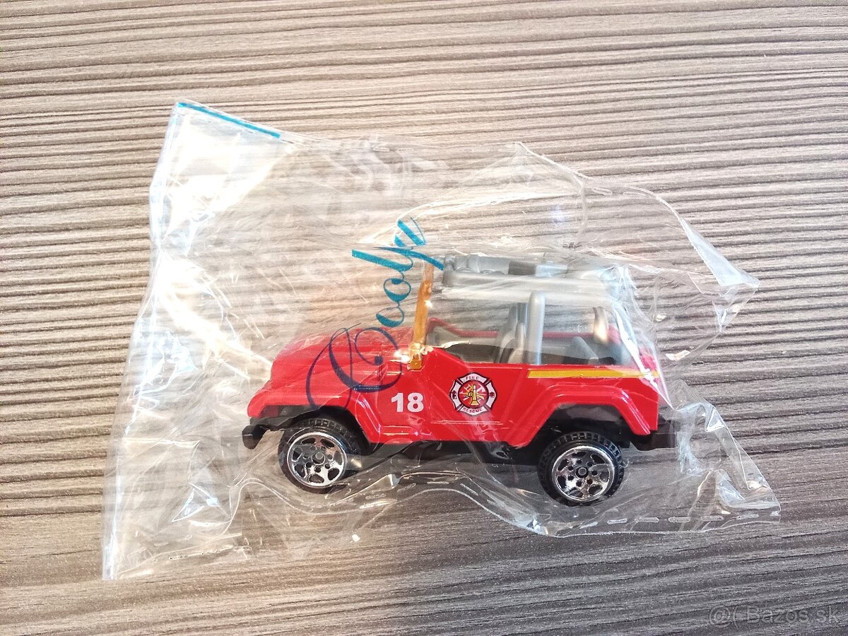 sada 6 ks autíčok požiarnici - 5