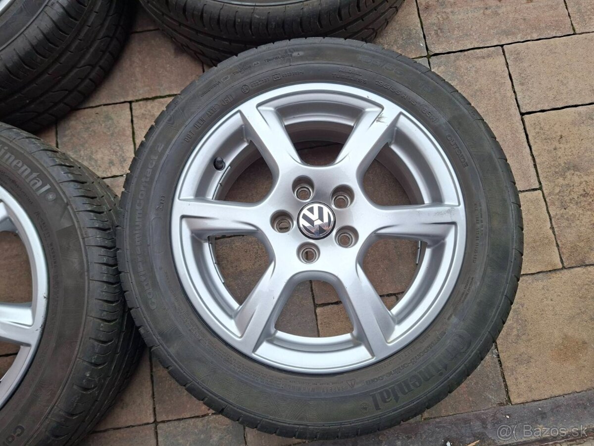Orig. hliníkové disky VW R15, 5x100 - 5