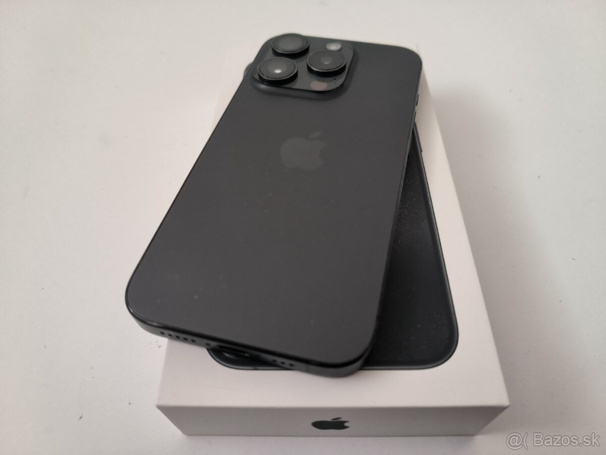 apple iphone 15 PRO 512gb Black Titanium 88% Batéria - 5
