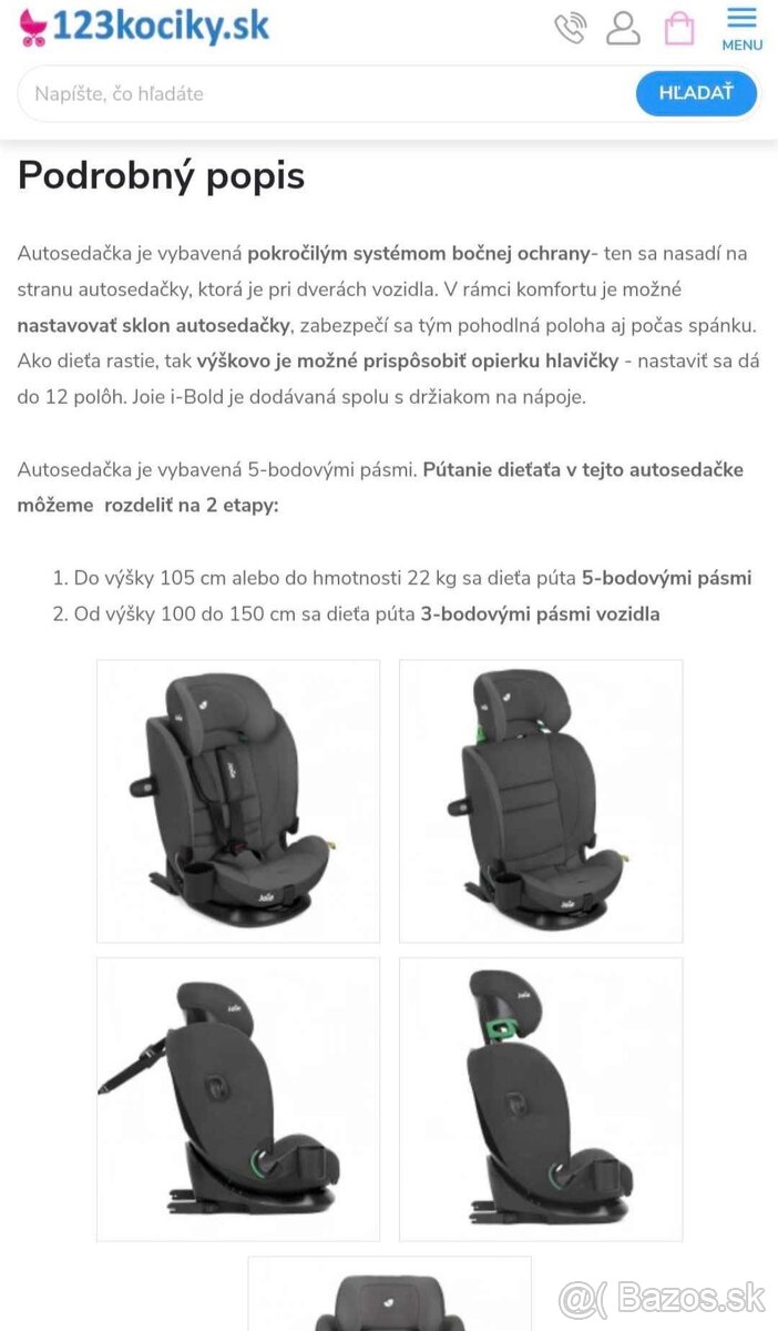 Autosedačka Joie Bold - 5