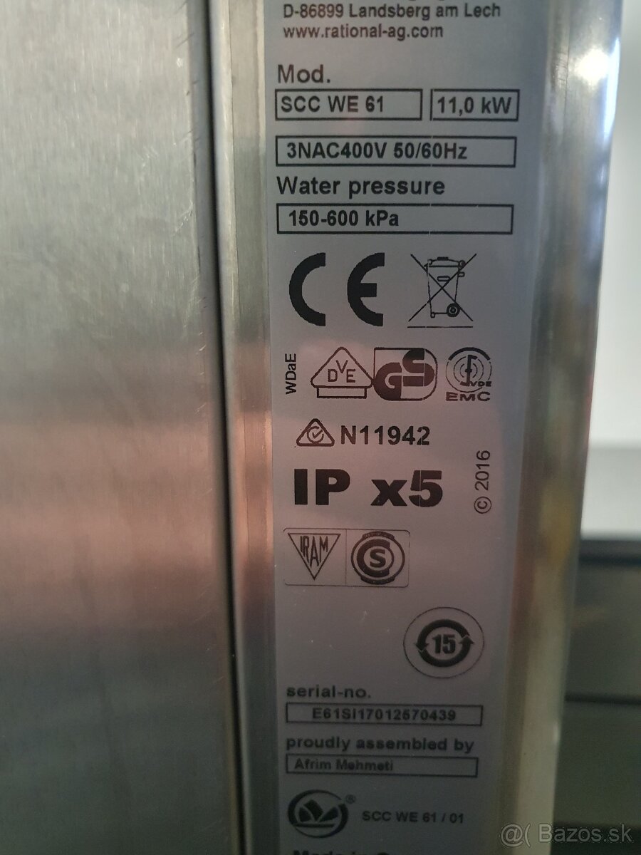 Konvektomat Rational SCC SW 61 6GN - 5