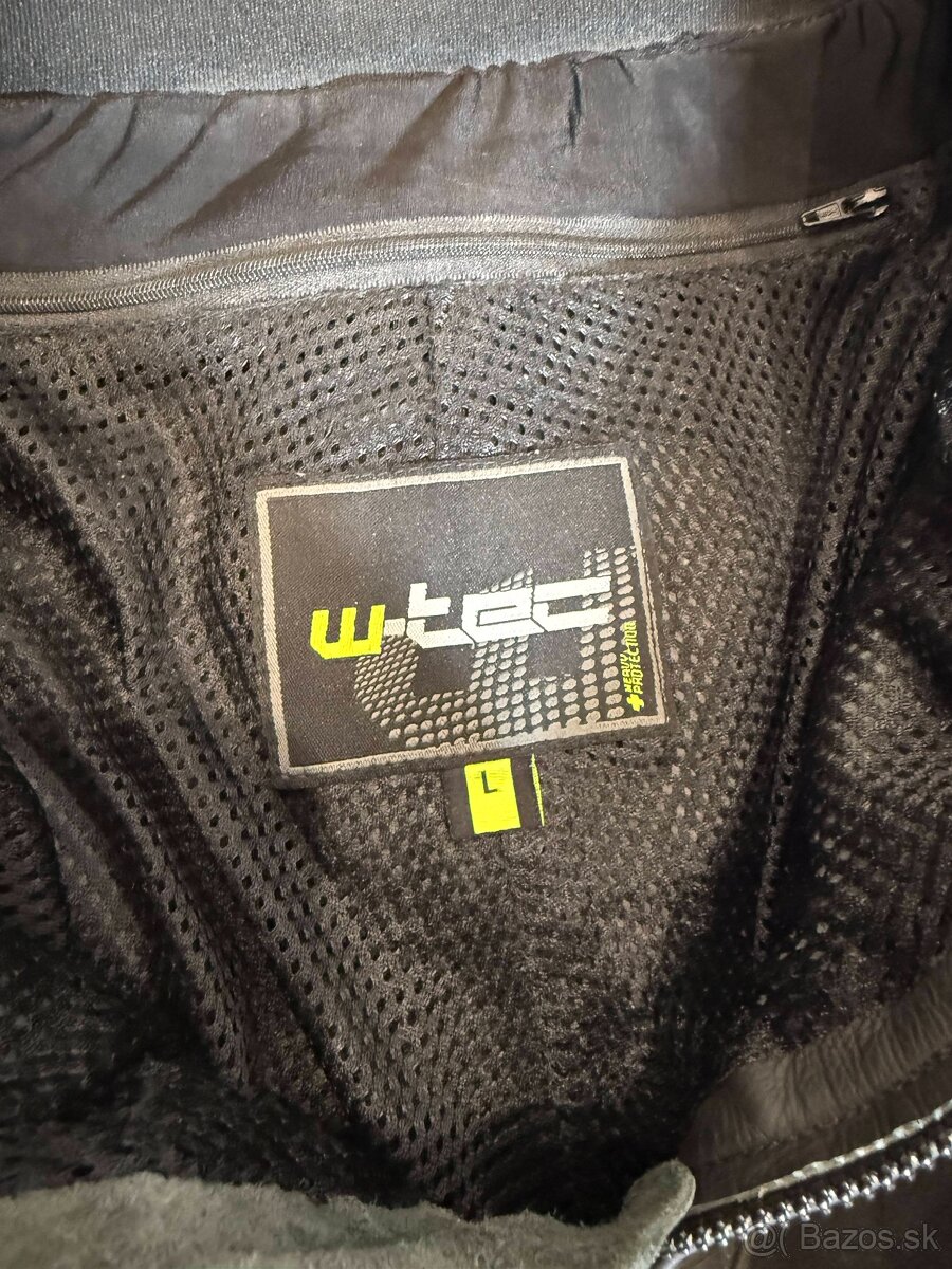 Pánske kožené moto nohavice W-TEC Vector - čierno-červená - 5