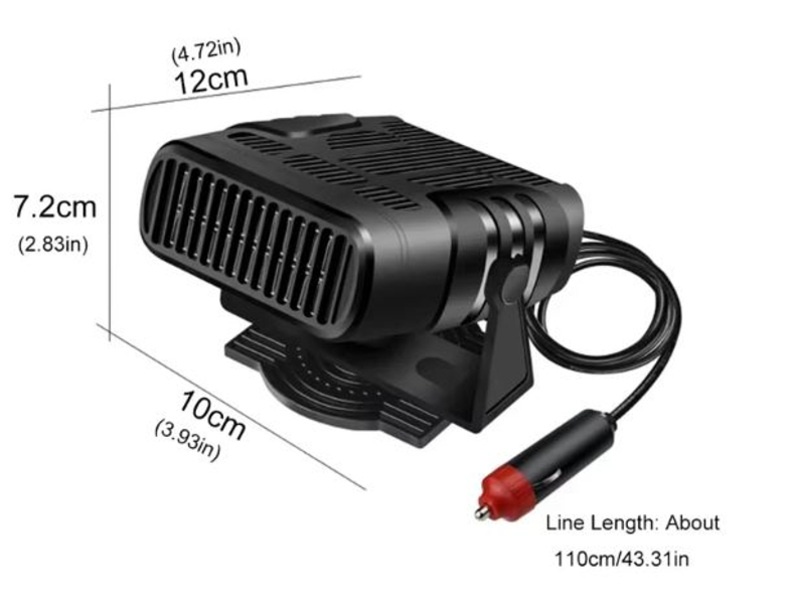 Nový multifunkčný ohrievač, fukár a klíma do auta - 5