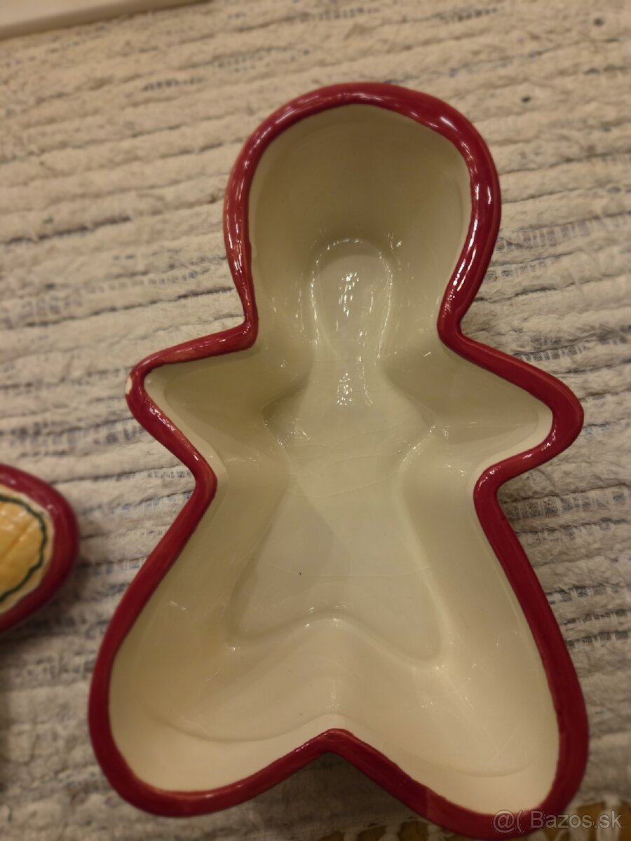 Krásna keramická vianočná dóza - 5